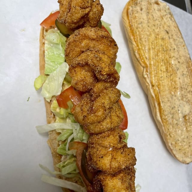 Shrimp Sandwich.